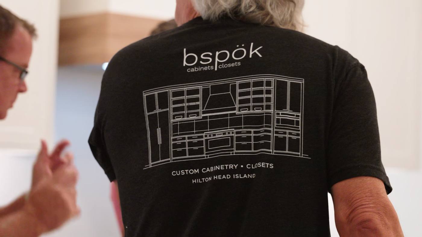 Barry Bryant on site in a bspök shirt